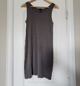 Sarah Pacini Women's Gray Sleeveless Dress Size 2 Medium
